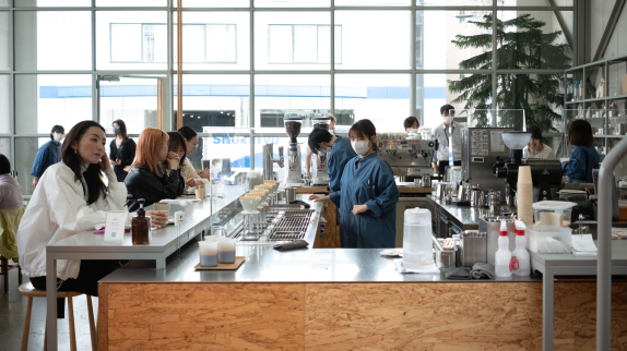 Blue Bottle Coffee Theke