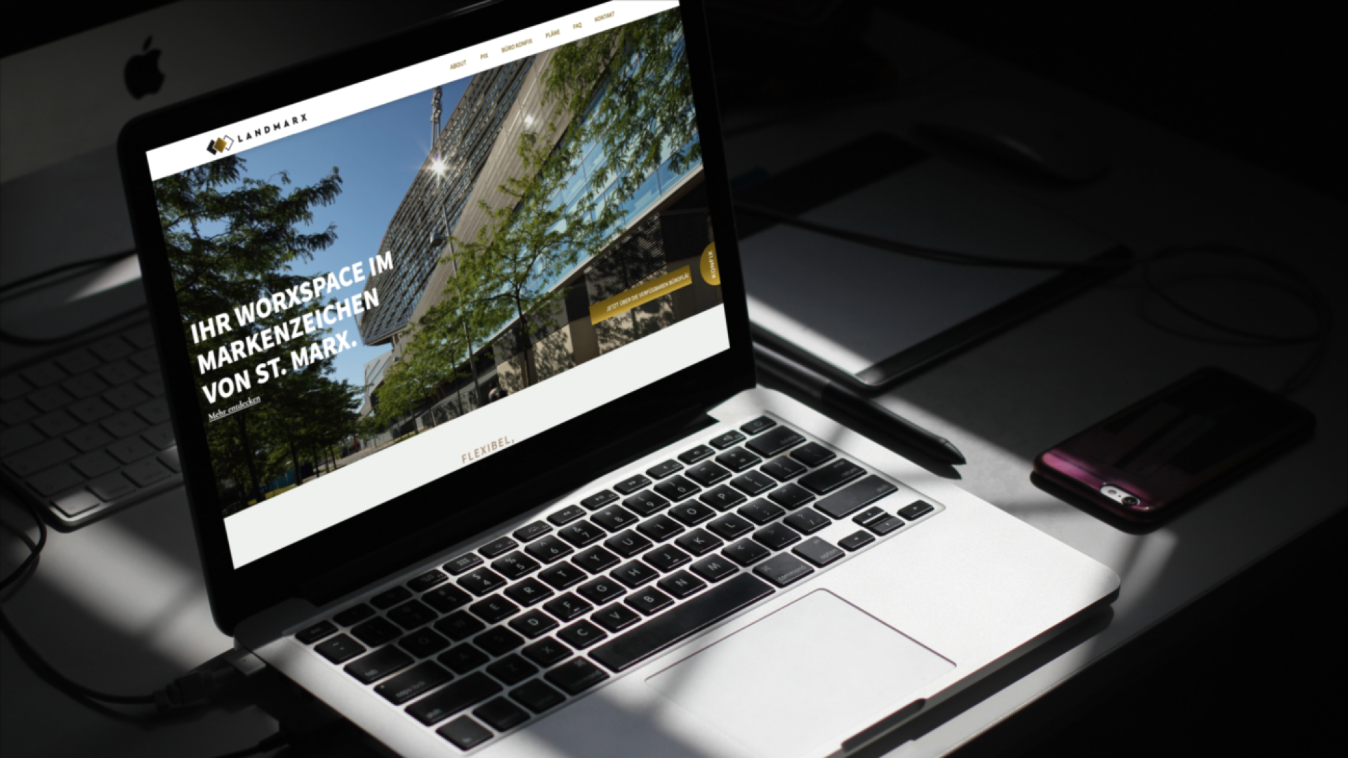 Für den Gebäudekomplex T in 1030 Wien entwickelte Sushi Dev eine neue Website Präsenz