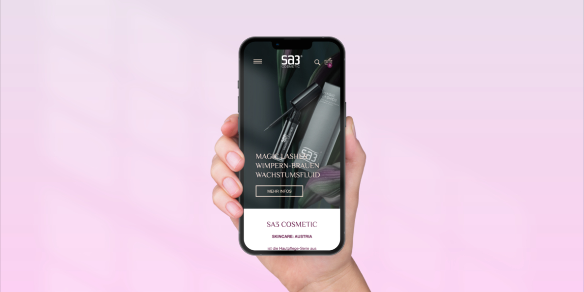 Die SA3 Cosmetic erhielt eine Web App basierend auf Statamic
