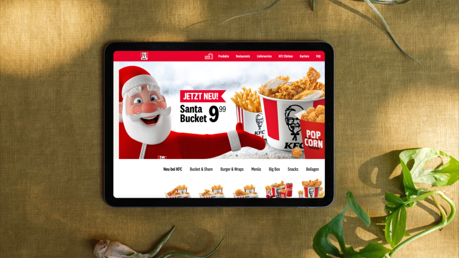 Die neue KFC Website basiert auf dem Content Management System Statamic