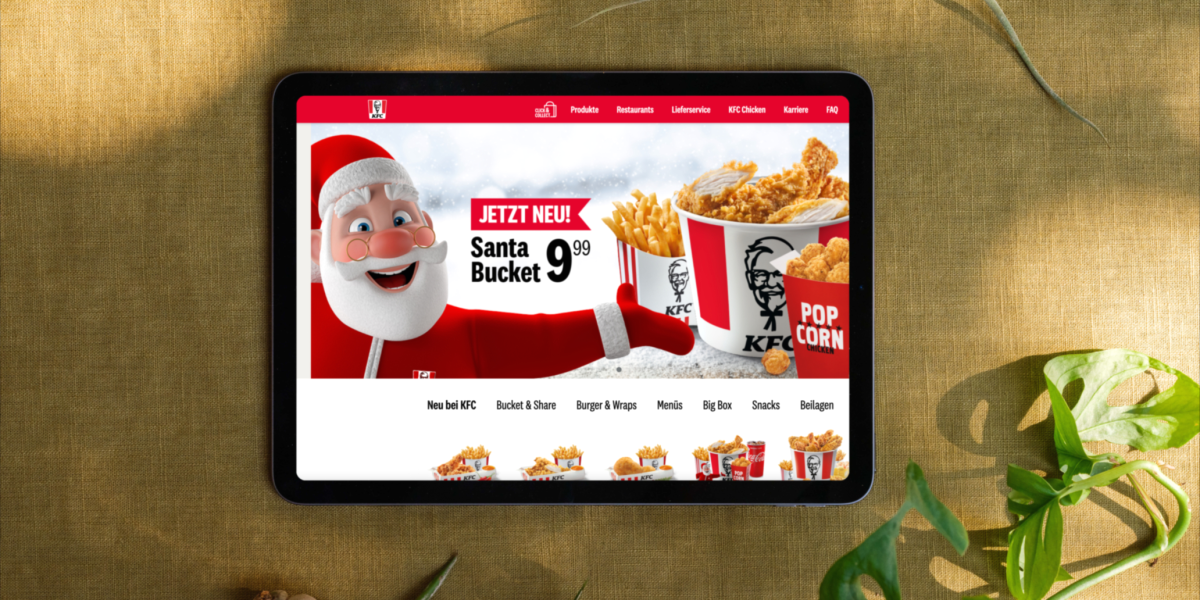 Die neue KFC Website basiert auf dem Content Management System Statamic
