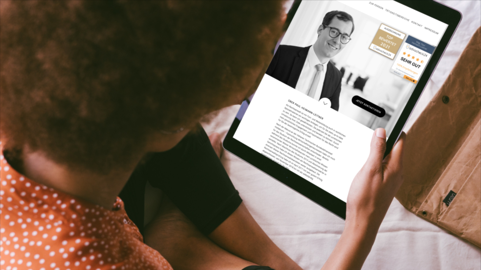 Die neue Website für den Rechtsanwalt Herr Paul Heimann-Leitner entwickelte Sushi Dev.