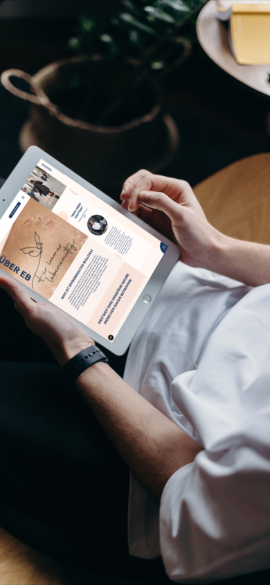 Mit Statamic und Laravel entwickelte die Web Agentur Sushi Dev eine neue Website zum Thema EB