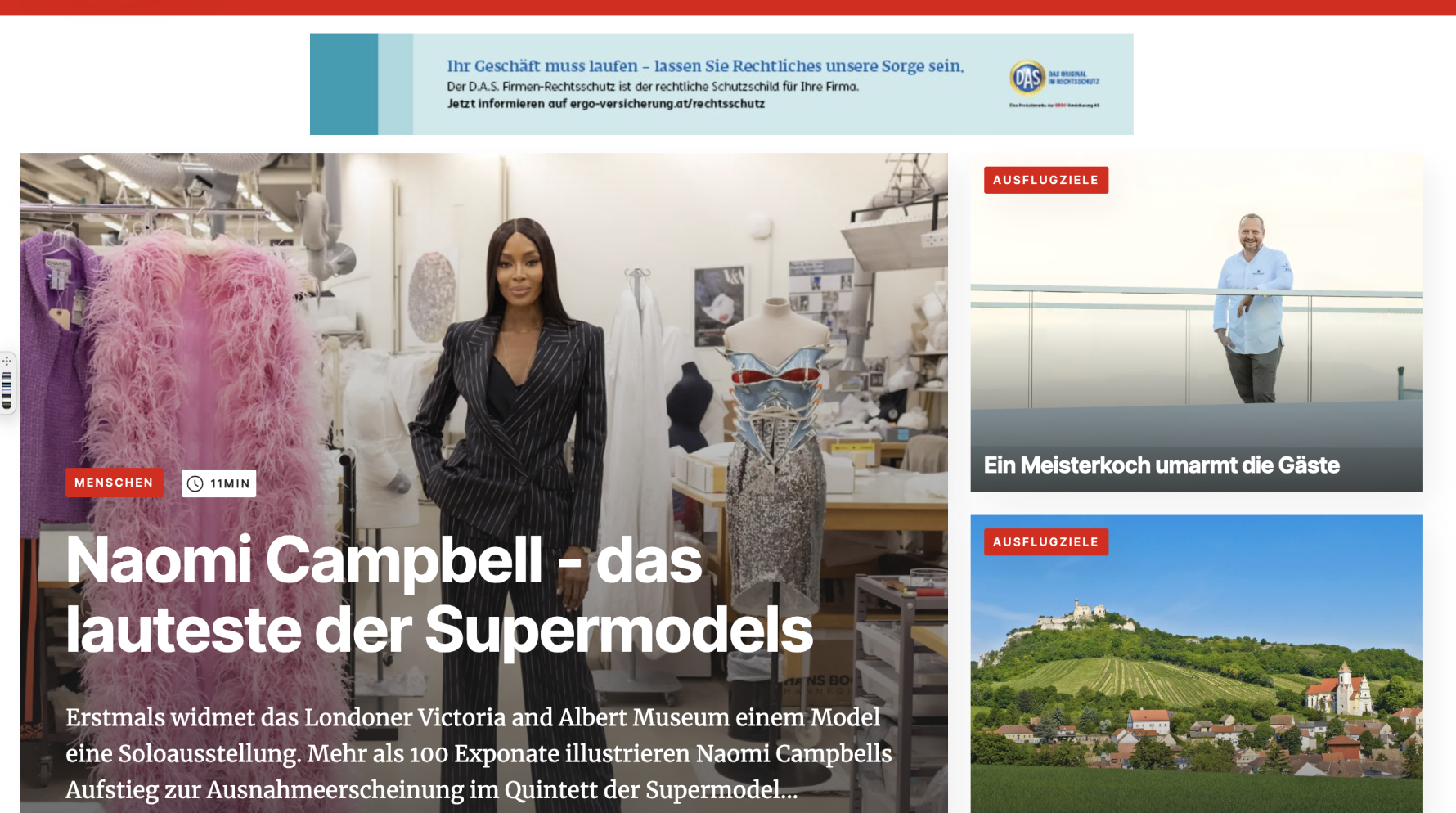 Screenshot from News.at